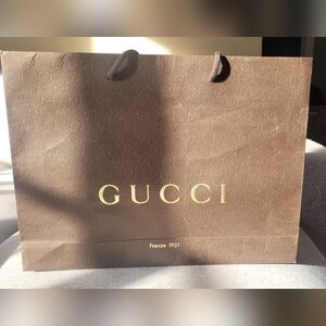 Gucci Brown Shopping Bag